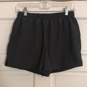 NIKE Dri-Fit Athletic SHORTS *Brief Liner* Gray with Aqua Trim